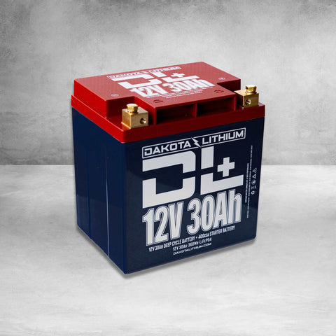 DL+ 12V 30Ah 400 CCA BATTERY FOR MOTORCYCLES