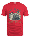 America's 250th Birthday Cotton T Shirt for Men