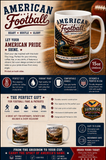 American Freedom Football 15 oz Mug
