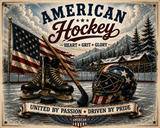 American freedom sports Hockey 20 oz Tumbler