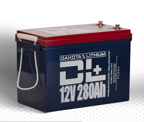 DL+ 12V 280Ah - DEEP CYCLE LIFEPO4 Dual Purpose Lithium Battery