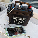 POWERBOX 10, 12V 10AH BATTERY AND 3A CHARGER INCLUDED