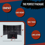 50 Watt 12V  Fast Charge Folding Solar Panel