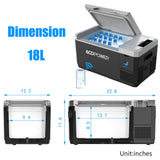 LiONCooler 19 Quarts Powered Car Fridge Freezer,  includes 193Wh Battery