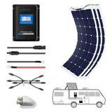330Watts Flexible Solar Power Kit , 30A MPPT Charge Controller - Sunrise Sales